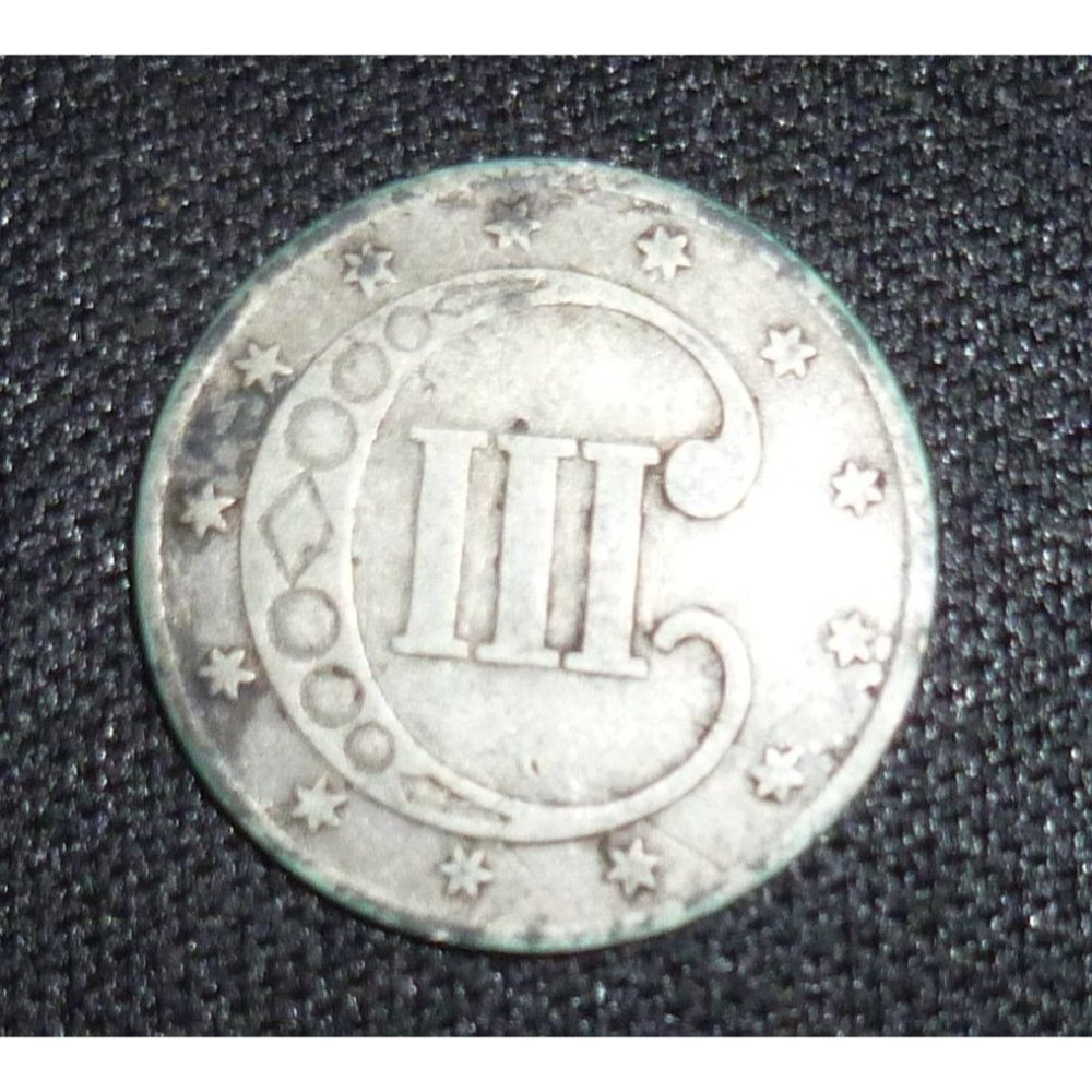 1851 3 Cent Nickel Silver